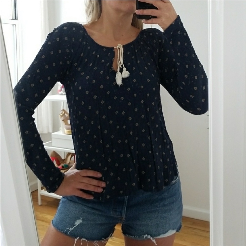 Love Stitch Tassel Top